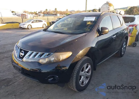 2009 Nissan Murano S z USA, uszkodzony, nr VIN JN8AZ18W59W126409
